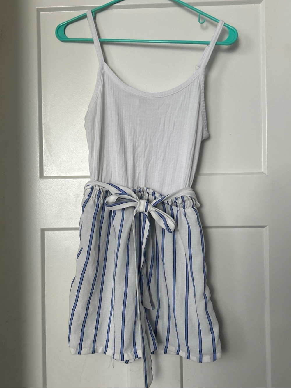 Love Squared White and Pink Labeled Lightweight Top
